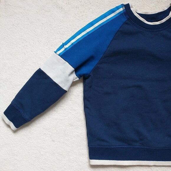 Polo Ralph Lauren Hanna Anderson T Shirt Sweatshirt Boys 4 T White Blue Set Of 2 - Picture 9 of 13